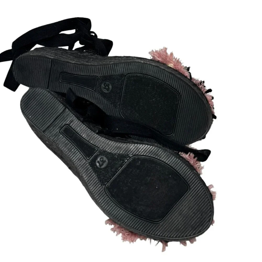 Naguisa Pommed‎ Wedge Sandals Espadrille Wedges Anthropologie NEW size 37